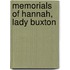 Memorials of Hannah, Lady Buxton