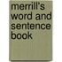 Merrill's Word and Sentence Book