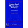 Methods of Multivariate Analysis by William F. Christensen