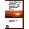 Mineral Springs Of North America door John Jennings Moorman