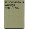 Miscellaneous Writings 1883-1896 by Mary Baker G. Eddy
