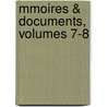 Mmoires & Documents, Volumes 7-8 by Thonon-Les-Bain Acadmie Chablaisienne