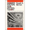 Modern Culture & Critical Theory door Russell A. Berman