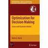 Optimization for Decision Making door Katta Gopalakrishna Murty