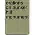 Orations on Bunker Hill Monument