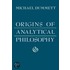 Origins of Analytical Philosophy