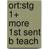 Ort:stg 1+ More 1st Sent B Teach door Thelma Page