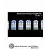 Palestine Notes And Other Papers door Joshua Rowntree