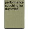 Performance Coaching For Dummies door Gladeana Mcmahon