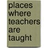 Places Where Teachers Are Taught
