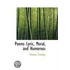 Poems Lyric, Moral, And Humorous