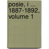 Posie, I ... 1887-1892, Volume 1 door Adolphe Rett�