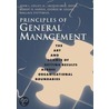 Principles of General Management door John L. Colley