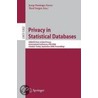 Privacy In Statistical Databases by Unknown