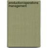 Production/Operations Management door Onbekend