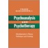 Psychoanalysis And Psychotherapy