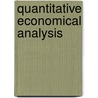 Quantitative Economical Analysis door Zerby