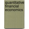 Quantitative Financial Economics door Keith Cuthbertson
