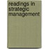 Readings In Strategic Management