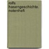 Rolfs Hasengeschichte. Notenheft