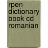 Rpen Dictionary Book Cd Romanian door Onbekend