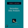 Secondary Data Analysis Pgswrm P door Thomas P. Vartanian