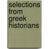 Selections From Greek Historians