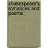Shakespeare's Romances And Poems