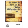 Stimme Des Herrn Auf Den Wallern door D. Richter