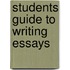Students Guide To Writing Essays