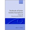 Syrian Semitic Inscript V3 Tsi C door John C.L. Gibson