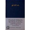 Sämtliche Gedichte und Hyperion door Friedrich Hölderlin