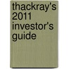 Thackray's 2011 Investor's Guide door Brooke Thackray