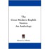 The Great Modern English Stories