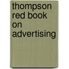 Thompson Red Book on Advertising door J. Walter Thompson