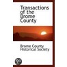 Transactions Of The Brome County door Brome County Historical Society