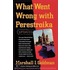 What Went Wrong with Perestroika