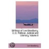 Writings Of Levi Woodbury, Ll.D. by Nahum Capen