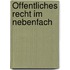Öffentliches Recht im Nebenfach