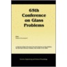 65th Conference on Glass Problems door Klaus Gollnick