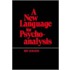 A New Language For Psychoanalysis