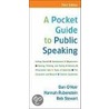 A Pocket Guide to Public Speaking by Hannah Rubenstein