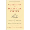 A Vindication Of Political Virtue door Virginia Sapiro