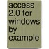 Access 2.0 For Windows By Example