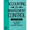 Accounting For Management Control door Greg Emmanuel