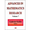 Advances In Mathematical Research by Gabriel A. Oyibo