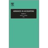 Advances in Accounting, Volume 23 door Philip Reckers