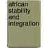 African Stability And Integration