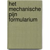 Het mechanische pijn formularium by Wijhe