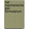 Het mechanische pijn formularium door Wijhe